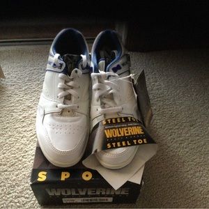 Womens Wolverine Steel toe work shoes 6.5